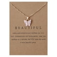 thumbnail image 1 of WREESH Collier Papillon Doux Collier en Acrylique Couleur Chaîne de Clavicule, 1 of 1