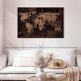 thumbnail image 2 of Elephant Stock Tea Coffee World Map Wall Art - Horizontal Canvas Wall Art - Living Room Wall Decor - Inspirational And Typography Canvas - Brown And Orange Decor - 45" x 30", 2 of 8