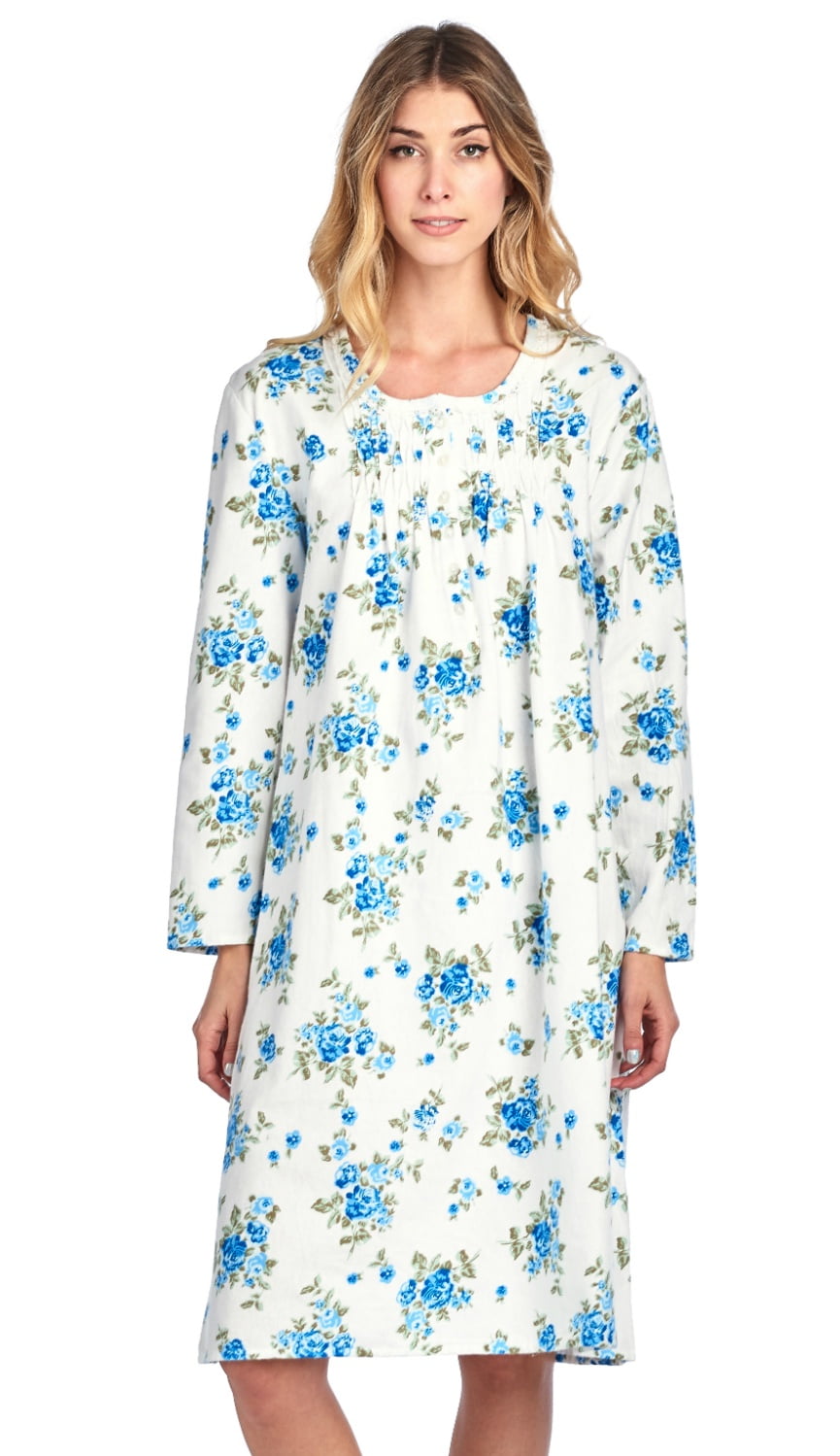 walmart long sleeve nightgown