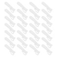 thumbnail image 1 of FUTUREORYY Crochets de Réglage de Rideau 300 Pcs Plastique Blanc pour Designers d'Intérieur dans Chambres et Salles de Bains, 1 of 8