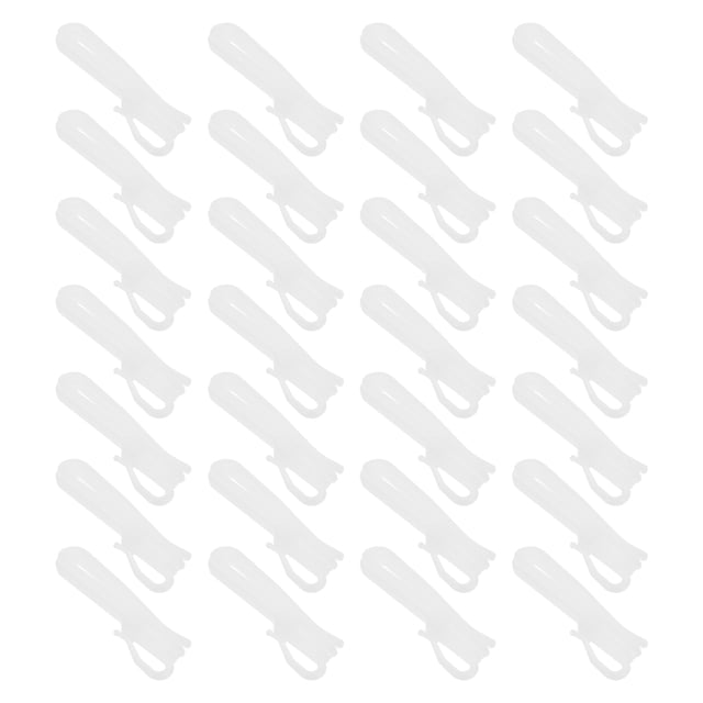 FUTUREORYY Crochets de Réglage de Rideau 300 Pcs Plastique Blanc pour Designers d'Intérieur dans Chambres et Salles de Bains