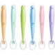 thumbnail image 1 of RV Cucharas de silicona para bebé, paquete de 6 cucharas soperas con puntas de silicona suave para alimentación y destete del bebé, sin BPA, 1 of 5