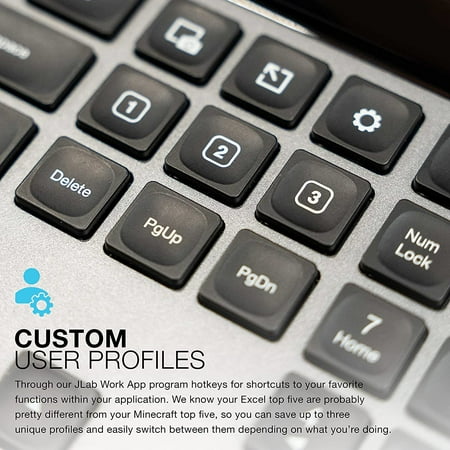 JLab - Epic Wireless Scissor Keyboard - Black