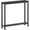 Black, variant on Narrow Console Table for Entryway - 2-Tier Industrial Sofa Table