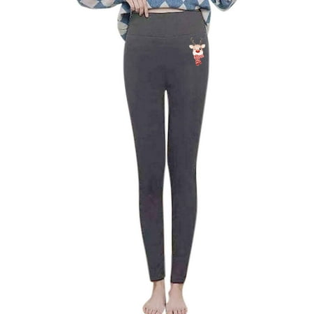 

Qufokar Girl Thermal Underwear Fleece Long Underwear Men Winter Casual Women S Cute Printed Stretch High Waist Thermal Trousers