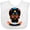 AA-White, variant on Inktastic Day Of The Dead Skull BLK Boys or Girls Baby Bib
