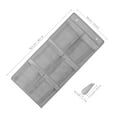 thumbnail image 4 of HONMEET Grey Hanging Shoe Rack Wall Mounted Mesh Organizer for Closet Dorm Room Storage and Space Saving, 4 of 7