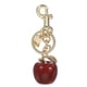 thumbnail image 1 of Llavero de Manzana Uxcell para Mujeres, Encanto de Bolsa, Accesorios de Manzana con Anillo y Clips Rojo-Oro Claro, 1 of 7