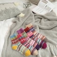 thumbnail image 5 of Calcetines de invierno para mujer, caja de regalo, tamaño libre, lana gruesa, suaves, cálidos, calcetines casuales para mujer…, 5 of 5