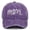 Purple, variant on Bibifish Womens Vintage Washed Distressed Baseball Cap "Mimi" Letter Embroidery Detail Cap Soft Comfy Casual Daily Outdoor Activities Ladies Cap