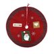 thumbnail image 5 of Faldas de árbol con estampado de Papá Noel, decoración para la parte inferior del árbol, textura de lino, suministros para fiestas, ambiente cálido, fácil de montar y cuidar, A7, 5 of 5