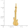 thumbnail image 3 of 14k Yellow Gold Guitar Charm, 3 of 4