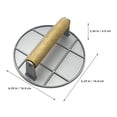 thumbnail image 2 of LOLIPPYY Grill Press for Smash Burgers Wood Non Stick Coating Cooking Tool 1Pack, 2 of 8