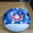 thumbnail image 2 of Esquí Inflable Con Asa De Remolque Anillo De Esquí Resistente Al Frío De Pvc Tubo De Nieve Inflable Juguetes De Nieve De Navidad Para Niños Y Adultos Yuarrent HA046117-01, 2 of 6