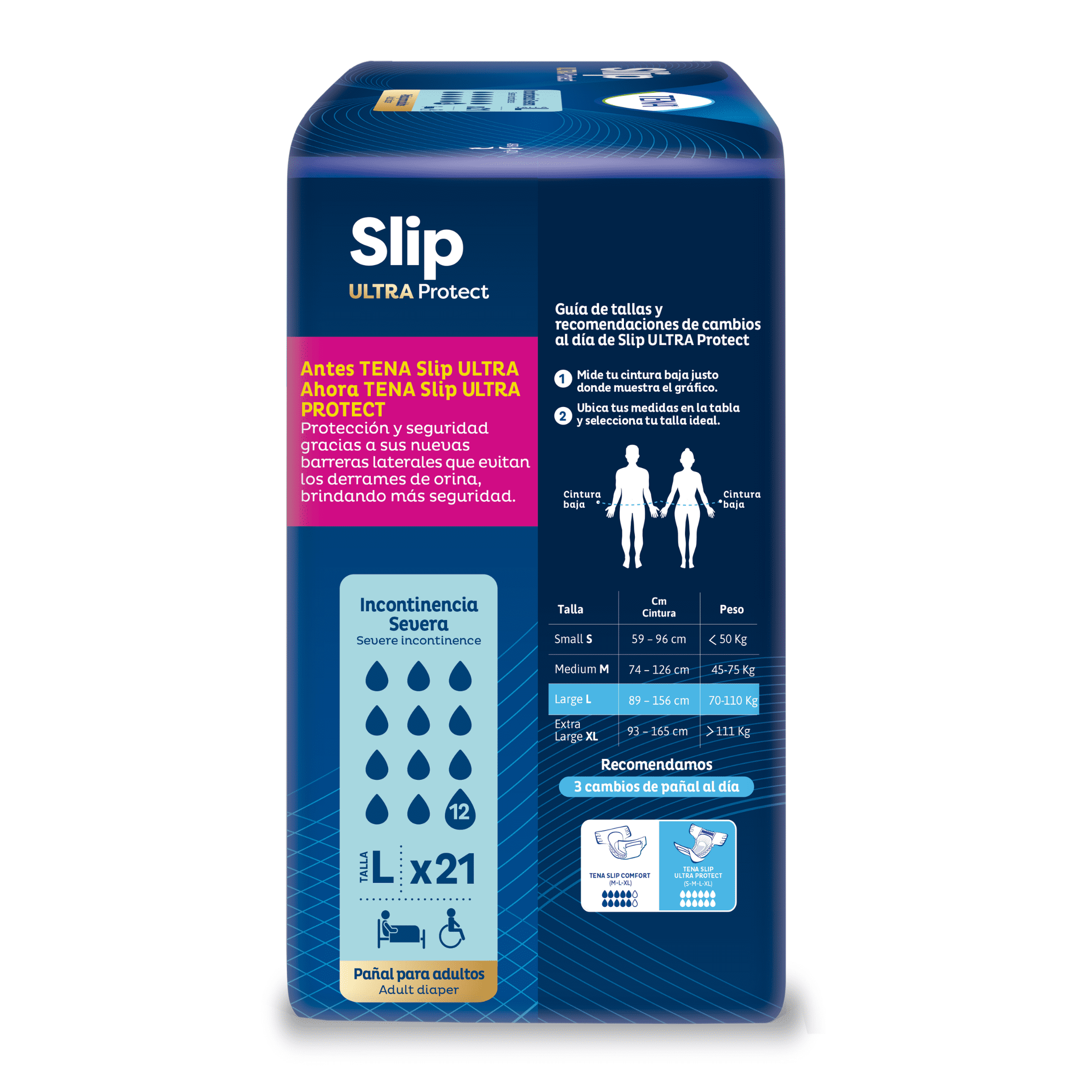 TENA PROskin Slip Ultima L 54枚入り TENA Slip Ultima | All-in-one incontinence adult diaper with