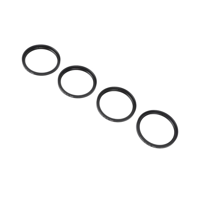 Close Up Filter Kit, Macro Lens Filter Set, Close up Kit with + 1, + 2, + 4, and + 10 Lenses for Detailed Photography, with Storage Pouch Camera Filter for Digital Camera Photo