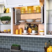 Rev-A-Shelf 36 Kitchen Pulldown Wall Cabinet Shelf System, Chrome, 5PD-36CRN