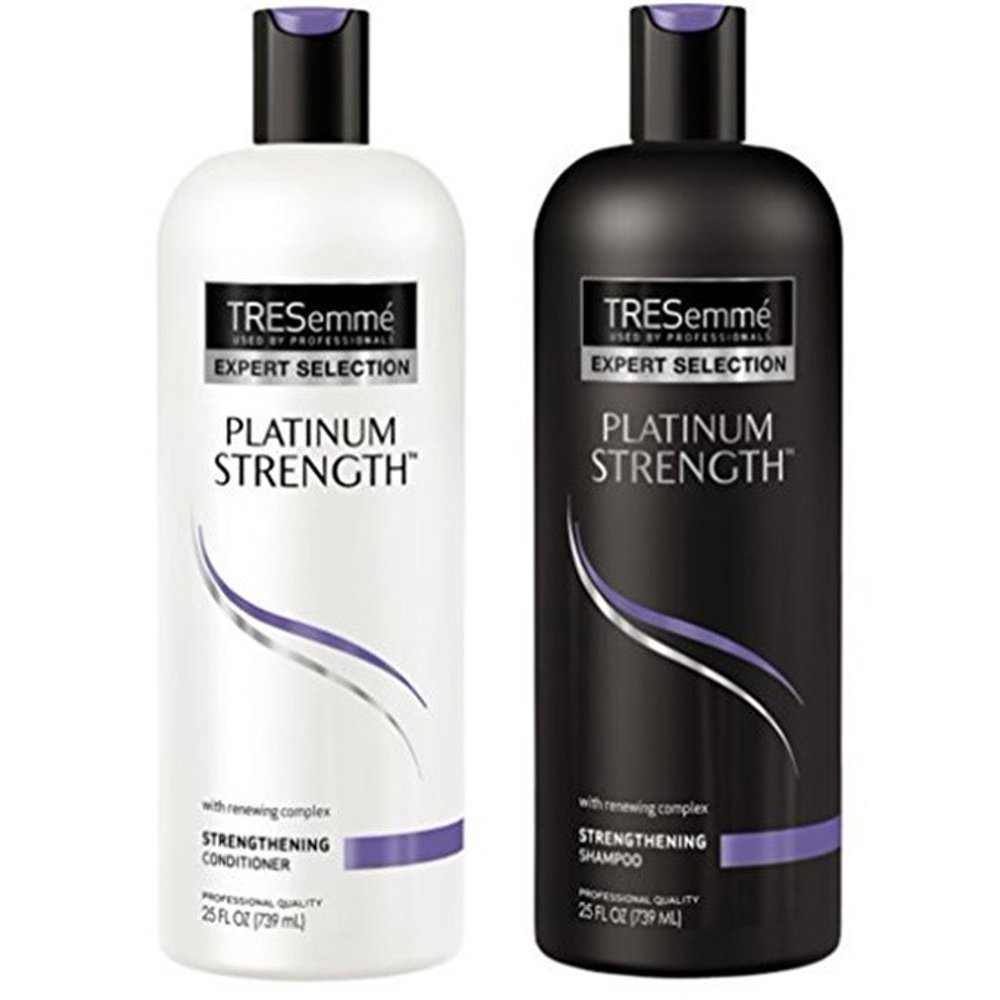 Tresemme Platinum Strength Shampoo And Conditioner Set With Pump 25 ...