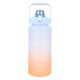 thumbnail image 1 of Botella de agua con degradado de color, portátil, con asa, 1 of 5
