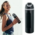 thumbnail image 1 of FreeSip Bouteille d'Eau en Acier Inoxydable Isolée Bleue de 19 Oz avec Couvercle pour Sports et Voyages Champ de Rêve, 1 of 8