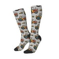 thumbnail image 2 of Balery Cartoon Tractor Fun Novelty Socks Men'S Women'S Crew Socks Funny Crazy Novelty Socks Quirky And Cool Socks, 2 of 9