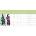 thumbnail image 4 of goowrom Robe d'Été Bohème Tropicale à Fleurs pour Femme à Manches Longues Maxi Robes, 4 of 6