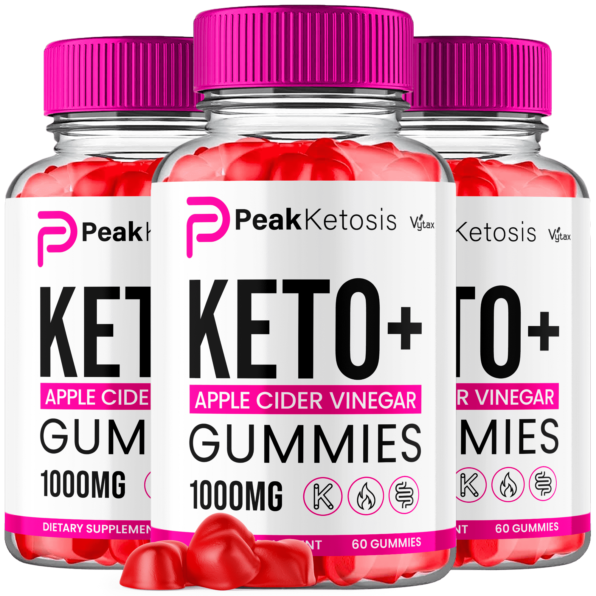Peak Ketosis Keto ACV Gummies Maximum Strength Weight Management Supplement 180 Gummies