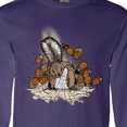 thumbnail image 4 of Inktastic Squirrel Superhero Landing with Acorns Long Sleeve T-Shirt, 4 of 5