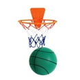 thumbnail image 4 of Baloncesto silencioso con aro, pelota que rebota, juguete interactivo para niños, fiesta de adultos, sin sonido, juguetes para niños, pelota de juguet Verde, 4 of 8