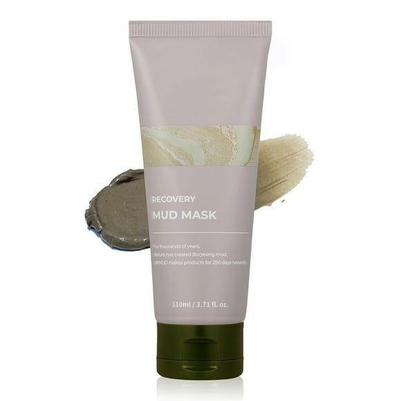 WIFKLSIIPG | Recovery Mud Clay Face | Hydrating & Moisturizing Pore Cleanser Korean W/ 0.918 Nature Ingredients | Gentle K Beauty Wash Off Body Mud 110ml