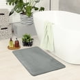 thumbnail image 6 of REGALWOVEN Bathroom Rugs Mat, Extra Soft and Absorbent Bath Rugs, Non-Slip Bath Floor Mats, Bath Carpet for Sink, Tub and Shower Grey 20" x 32", 6 of 7
