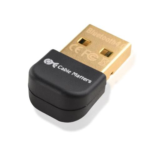 Matters Bluetooth 4.0 Low Energy USB Adapter for 8.1/8/7/Vista/XP Black - Walmart.com