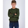 thumbnail image 3 of 3 Pack: Youth Fleece Crew-Neck Long Sleeve Soft Pullover Sweatshirt - Boys & Girls, 3 of 5
