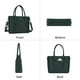 thumbnail image 4 of Bolsa MOSISO de piel sintética para portátil para mujer de 17 a 17 pulgadas, color verde, 4 of 6