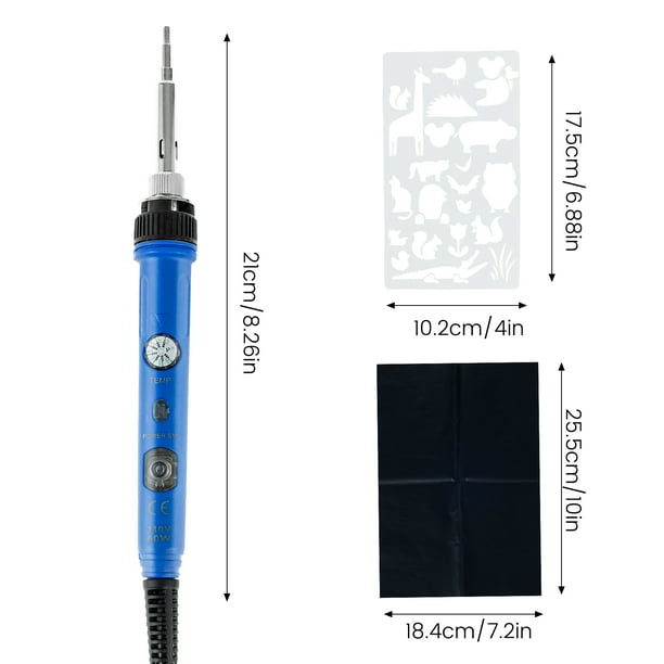 Wood Burning Kit Adjustable Temperature 200 C 450 C Wood Burner