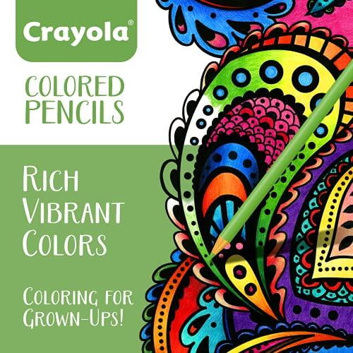 Crayola Colored Pencils, Adult Coloring, Fun At Home Activities –
