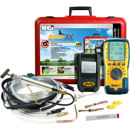 UEI TEST INSTRUMENTS C157OILKIT Portable Combustion Analyzer,NOX Sensor