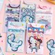 thumbnail image 3 of Pegatina de figura de dibujos animados de Hello Kitty para nevera, portátil, guitarra, equipaje, tarjeta de papel, mochila, juguete impermeable para niños, melodía, 4 Uds., 3 of 4