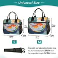 thumbnail image 4 of FORMRS Insulated Lunch Bag for Work School Unisex Large Capacity Cooler with Shoulder Strap, Goldfish Bowl, 4 of 6