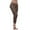 Brown, variant on ZKCCNUK Pants for Women Workout Out Leggings Stretch Waist Button Pocket Yoga Gym Cropped Trousers X-4XL