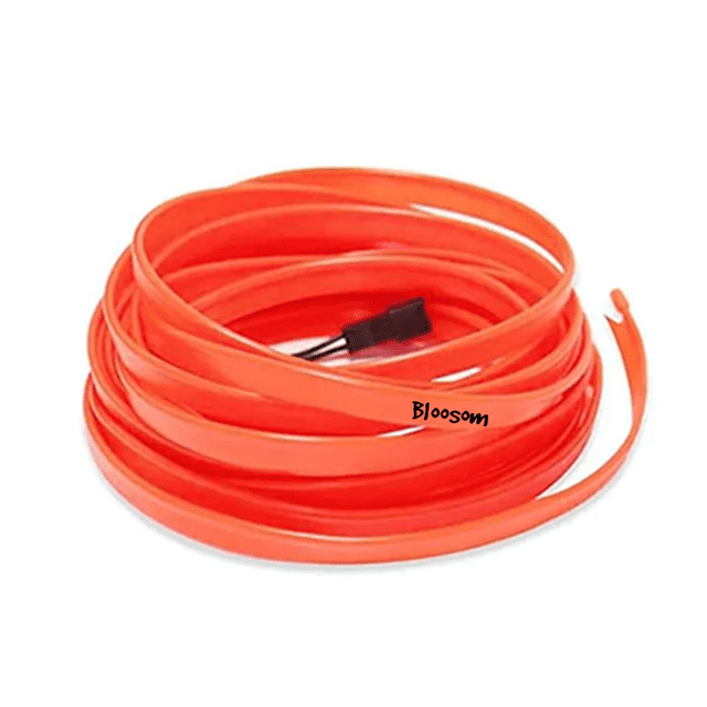 Wire Hilo 3m Bloosom Luminoso Luz Neon Led Tira Neon Rojo