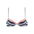 thumbnail image 5 of LASCANA Women's Striped Push Up Bikini Swimsuit Top Bra Sizing, 5 of 6
