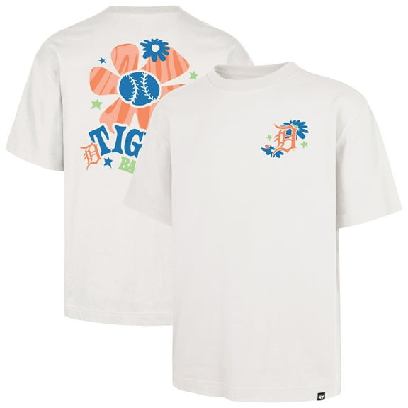 Men's '47 Cream Detroit Tigers Flora Foundation T-Shirt