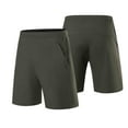 thumbnail image 5 of Stamzod Mens Athletic Shorts with Pocket Summer Outdoor Quick-Dry Running Short Lightweight Casual Shorts for Workout Gym Training Army Green F XXXXL, 5 of 5