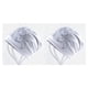 thumbnail image 2 of Qarigey Gorro holgado con diamantes de imitación Skullies invierno Color liso elegante moda flor patrón sombreros doble capa cálido gorro Blanco 2Conjunto, 2 of 6