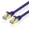 thumbnail image 1 of Cat 6 Ethernet Cable 3ft, Ethernet Patch Cable Cat6 RJ45 Cable Connector LAN Network Gigabit Internet Wire Patch Cord - Premium Snagless Computer Ether Wire (3 Foot Purple), 1 of 4
