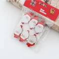 thumbnail image 3 of Pinzas de madera para árbol de Navidad, pinzas para fotos, pinzas para la ropa, pinzas para manualidades, pinzas para colgar, Papá Noel, oso, muñeco de nieve, alce, 3 of 5