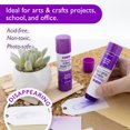 thumbnail image 7 of BAZIC Washable Disappearing Purple Glue Stick 21g, Acid Free (2/Pack), 2-Packs, 7 of 7