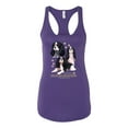 thumbnail image 2 of If It's Not a Cavalier King Charles Spaniel It's Just a Dog Gift | Womens Dog Lover Jersey Racerback Tank Top, Purple Rush, Small, 2 of 3