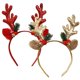 thumbnail image 2 of Reindeer Antlers Sequined Headband for Christmas Party Kids Favors Elk Antlers Headbands New Year Noel Gift Photo Props Hairband, 2 of 5